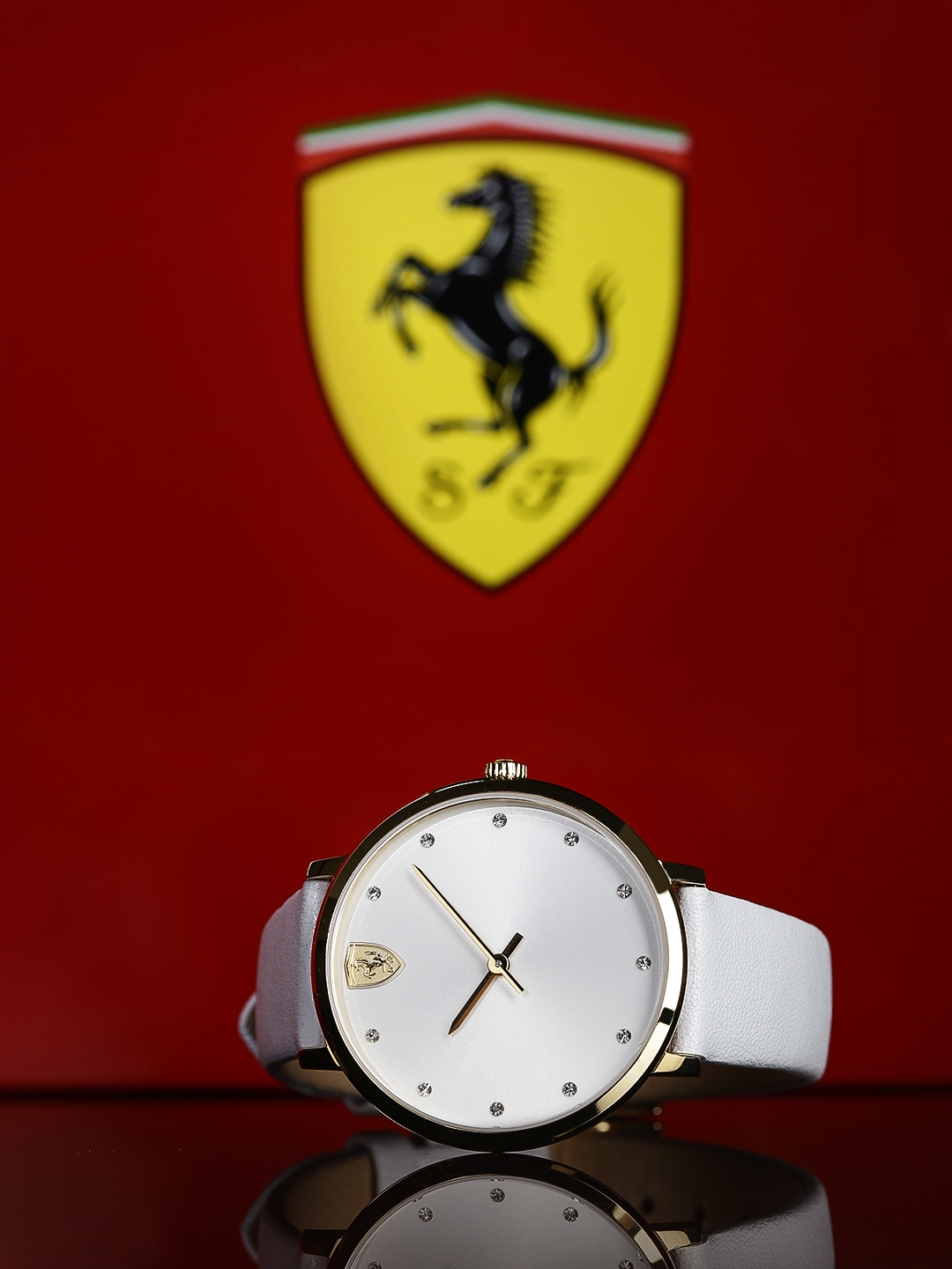 Ferrari discount watch white