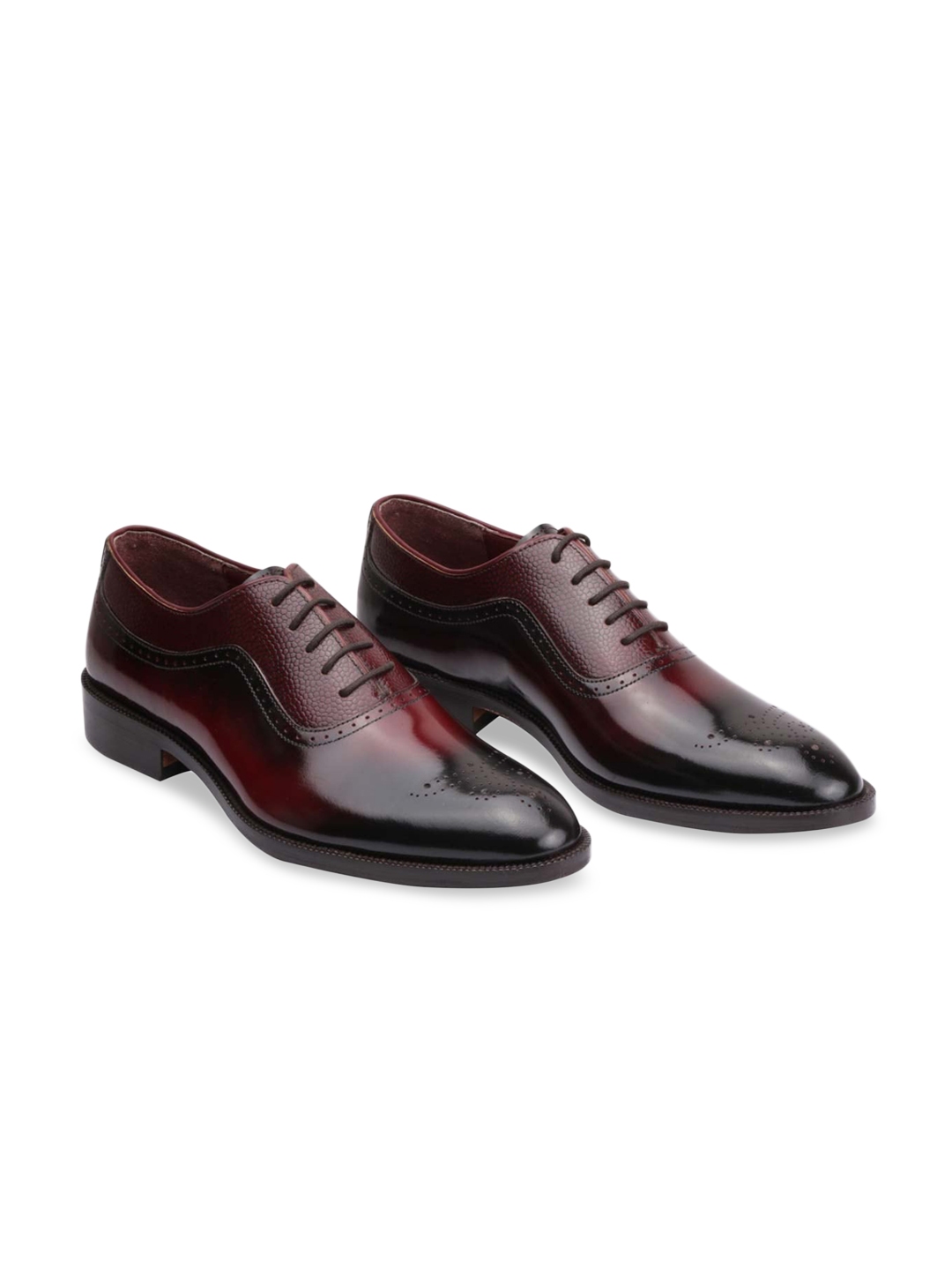 Buy Harrykson London Men Brown Textured Lightweight Leather