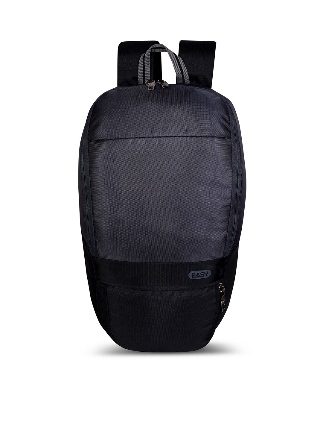 EASY Unisex Grey & Black Backpack