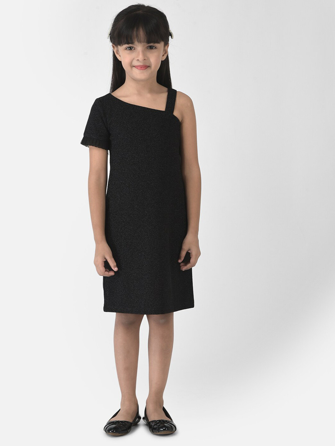 Eavan Girls Black Sheath Dress