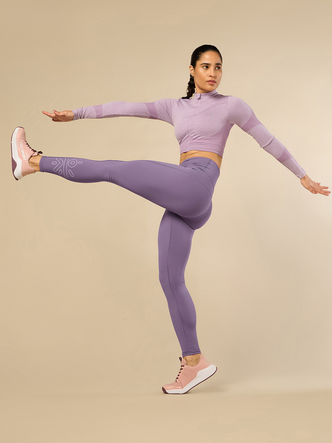 CULT Women All Day Active Polyester Tights