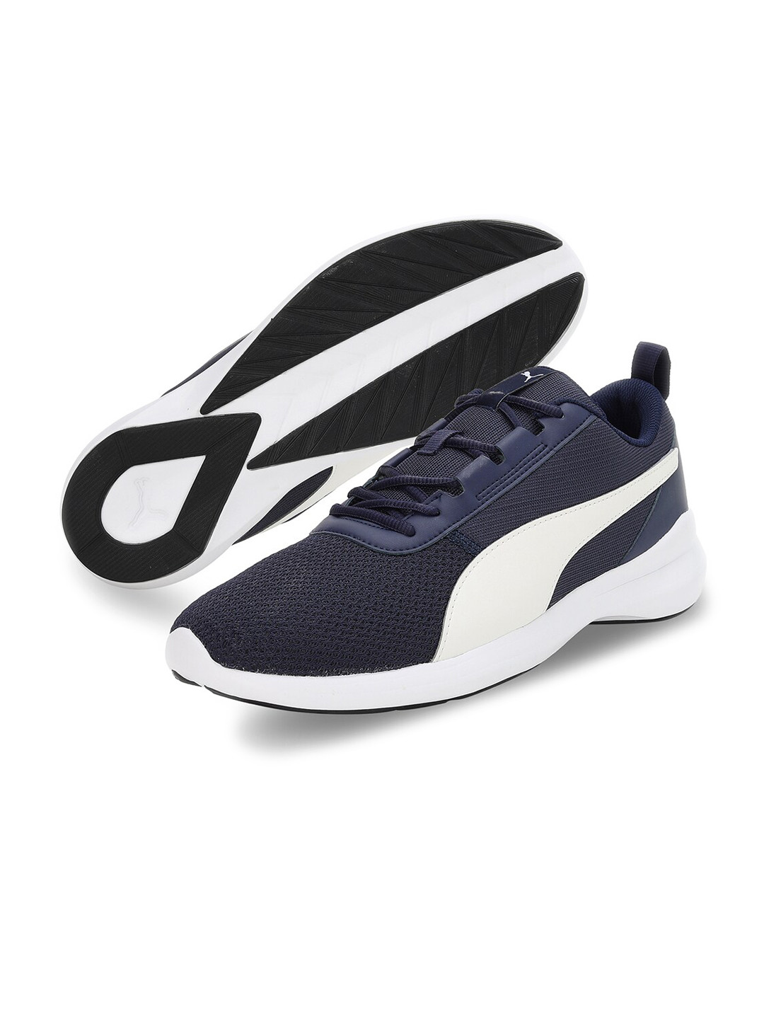 Puma Men Blue Colourblocked Pacer Prime Sneakers
