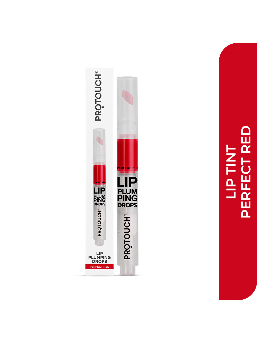 PROTOUCH Long Lasting Lip Plumping Tint with Grapeseed Extracts 2.8 ml - Perfect Red