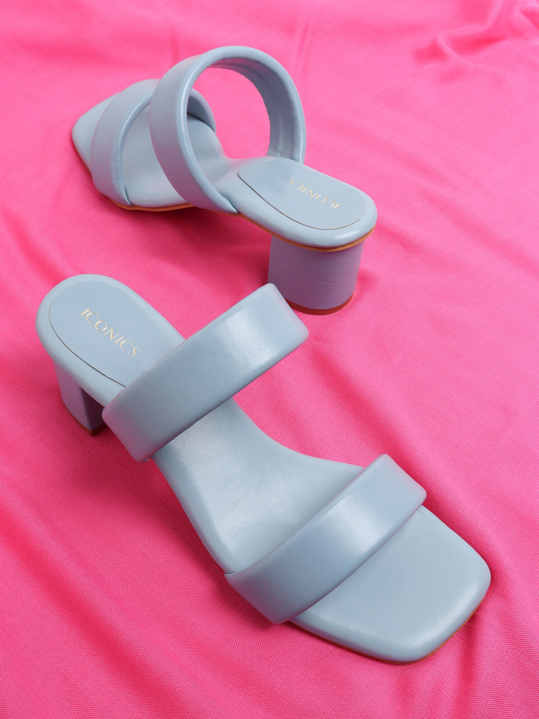 ICONICS Blue Block Heels