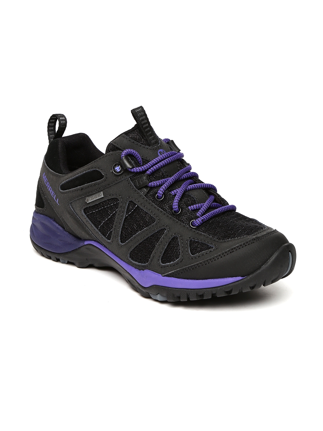 merrell womens black leather shoes