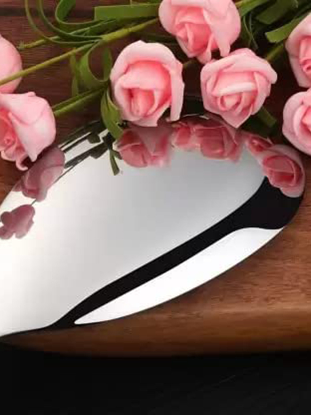 ZEVORA Pack of 2 Stainless Steel Serving Spoons