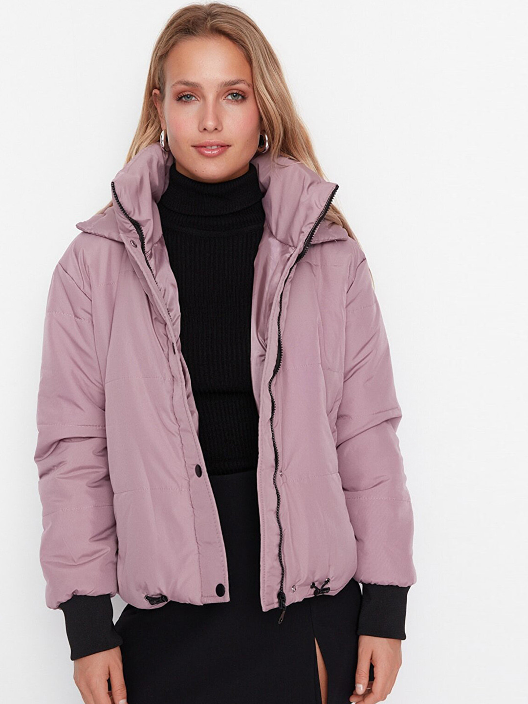 Trendyol Double Collar Long Sleeves Padded Jacket