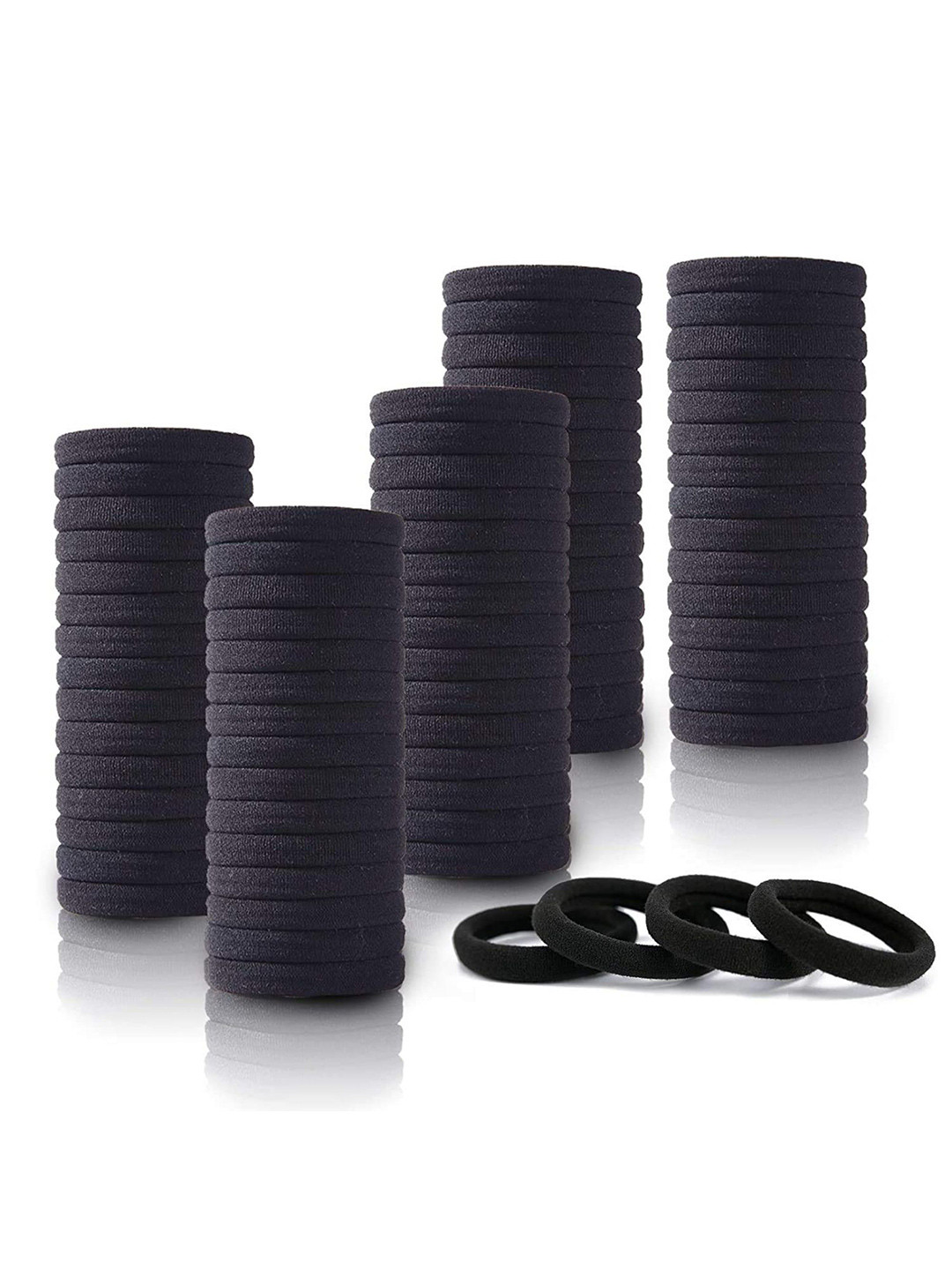 DIAN Women 90 Pieces Black Ponytail Holders Set