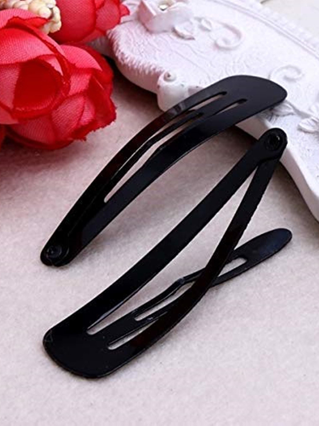 DIAN Women 36 Pieces Black Tic Tac Hair Clip Set