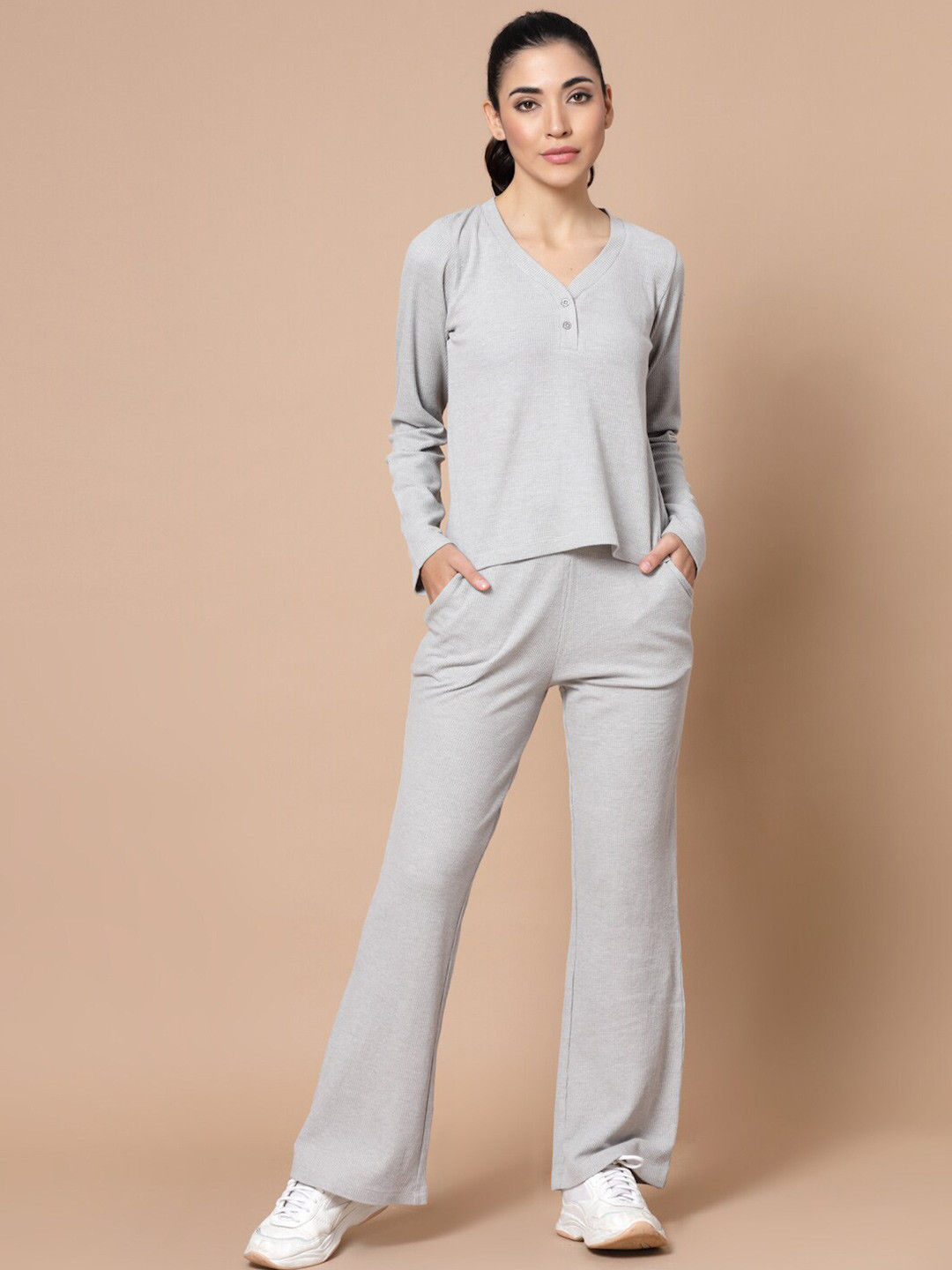 Strong And Brave Women Top with Palazzo Set