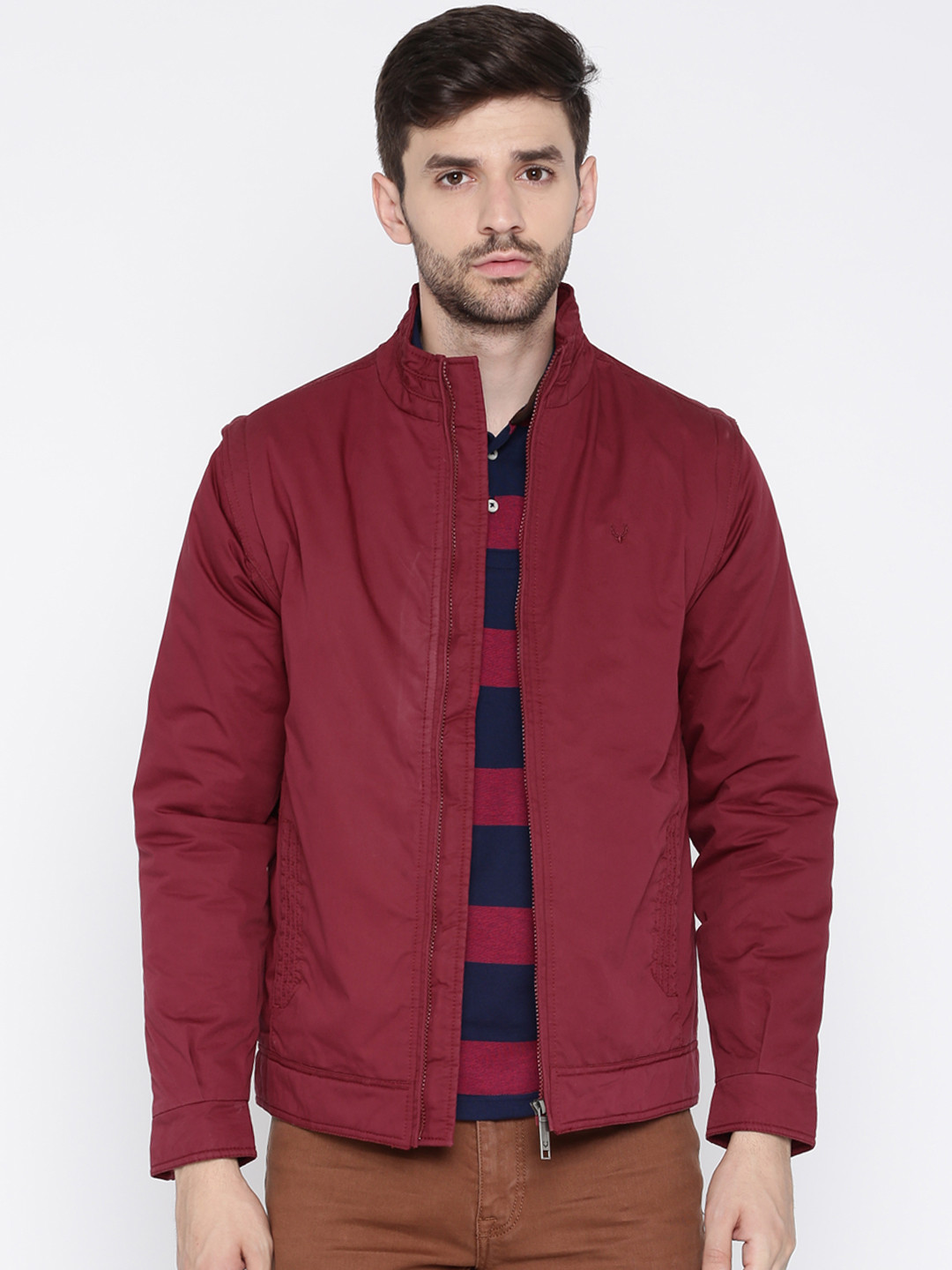 allen solly maroon jacket