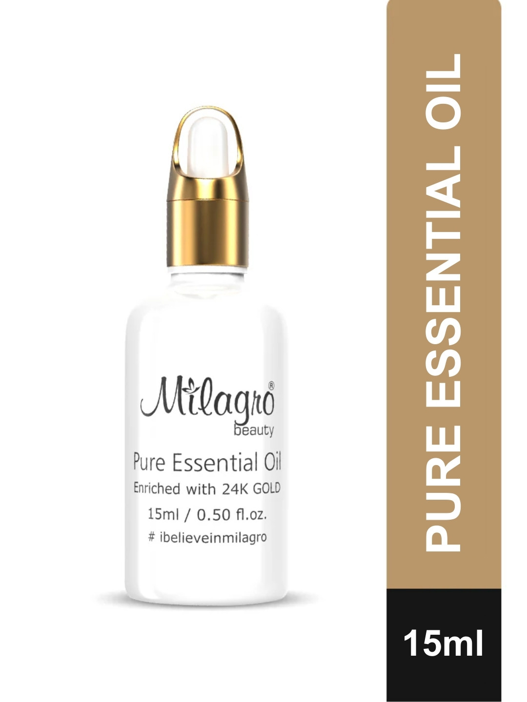 Milagro beauty 24K Gold Leaves Anti-Ageing Pure Essential Oil - 15 ml