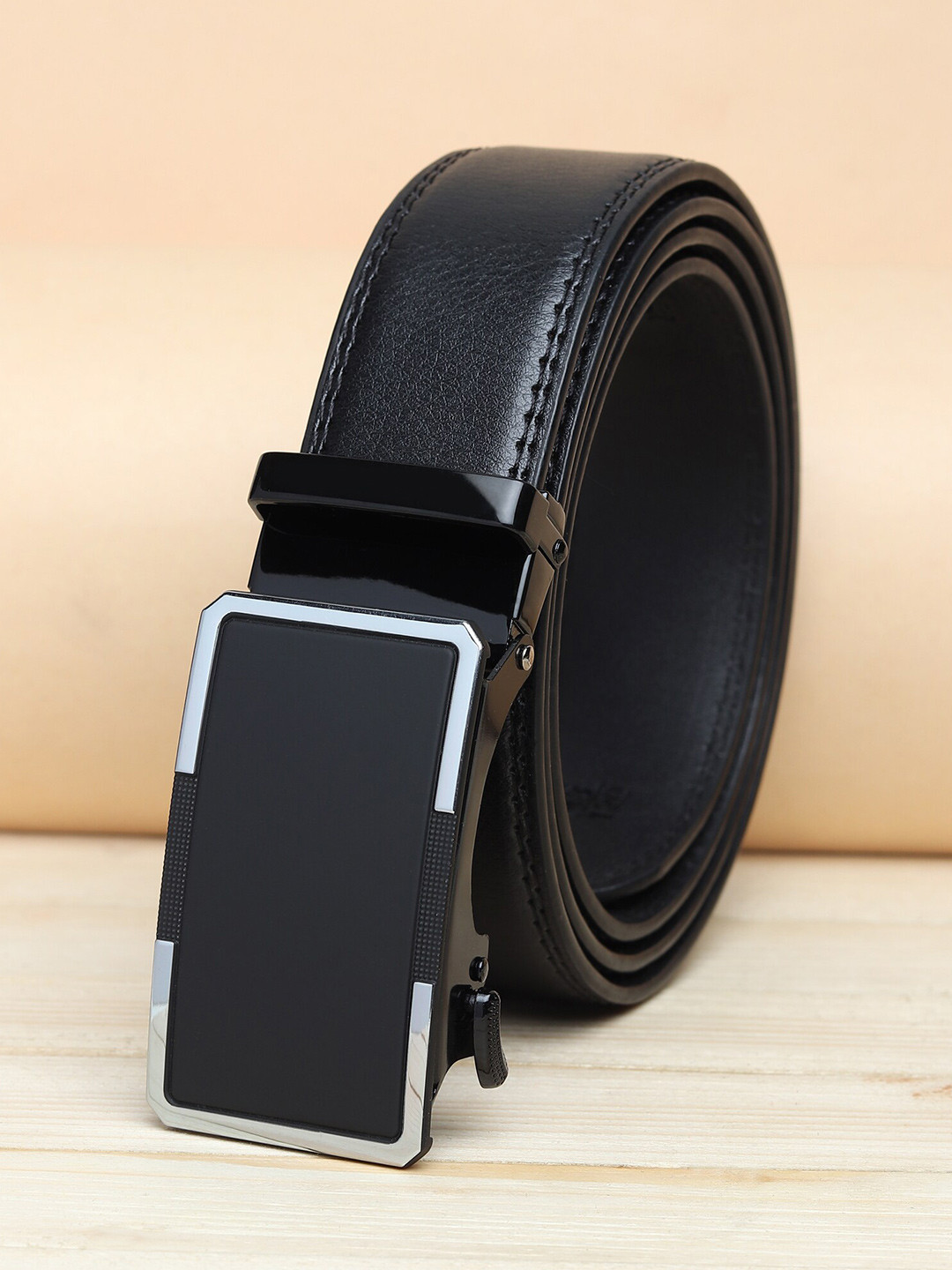 URBAN ALFAMI Men Black Belt