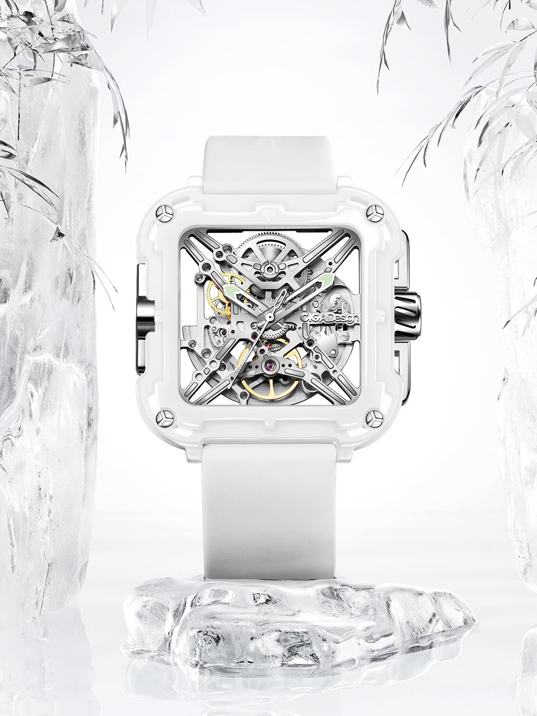 CIGA Design Women Analogue Motion Powered Watch-X012-WS02-W5WH