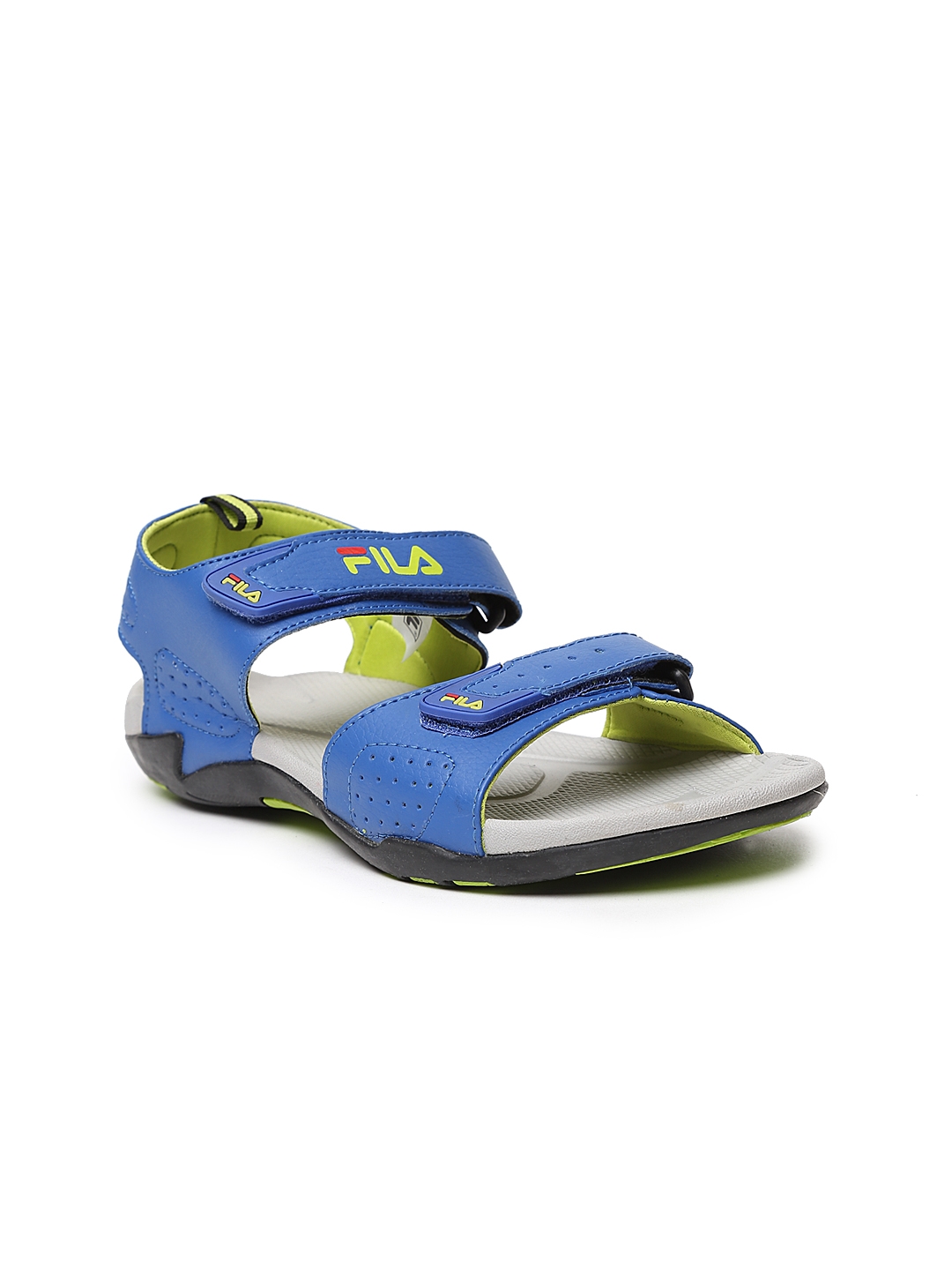 fila sandals blue