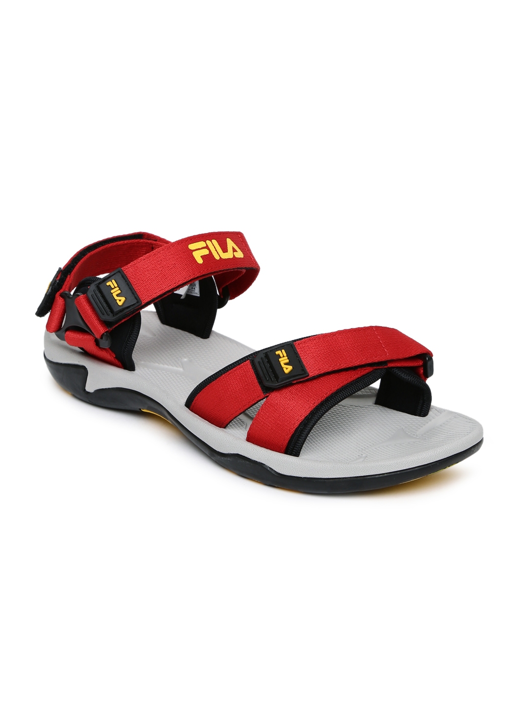 Fila red sandals deals