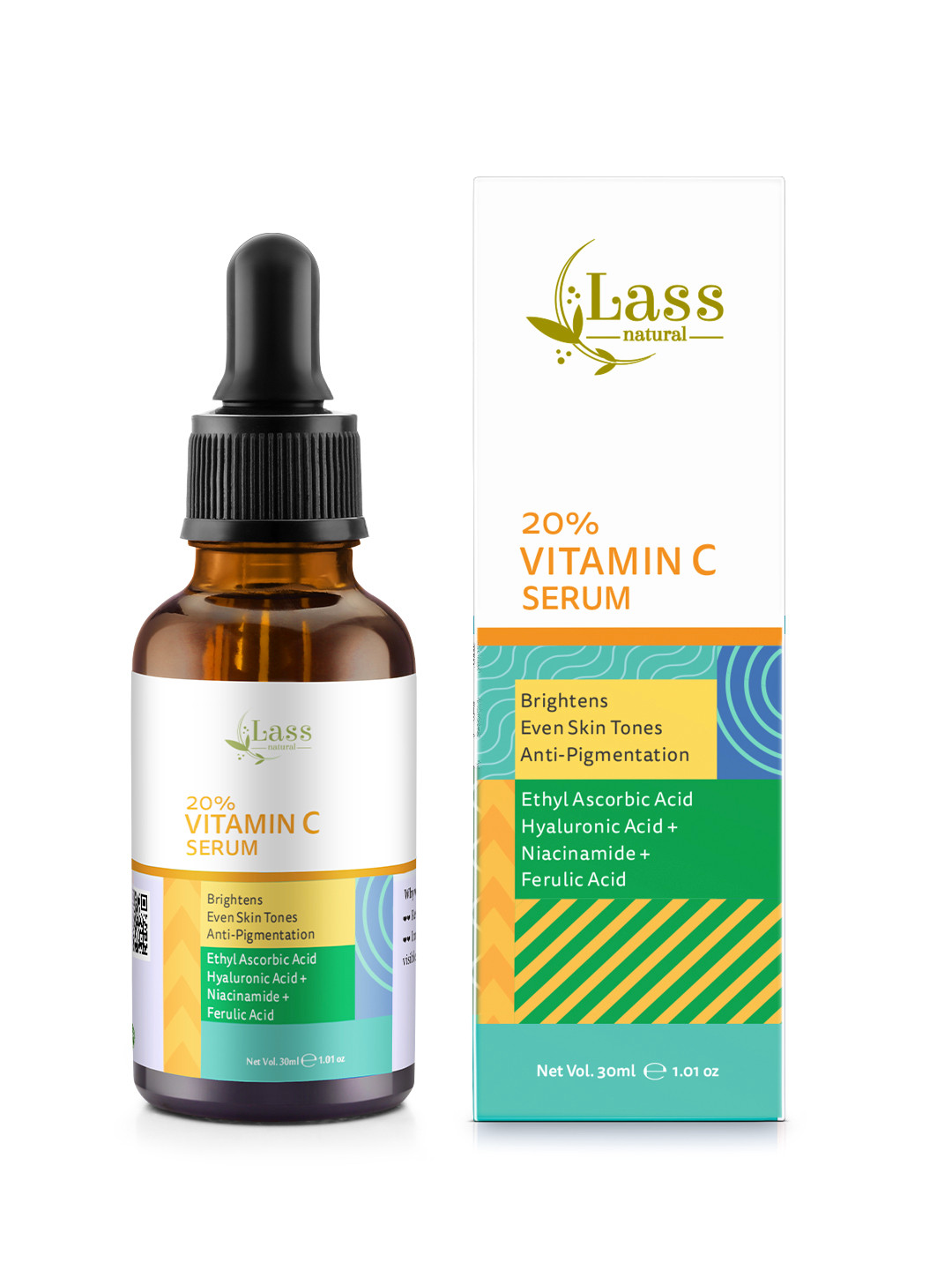 Lass Naturals Vitamin C Skin Care Serum - 15 ml
