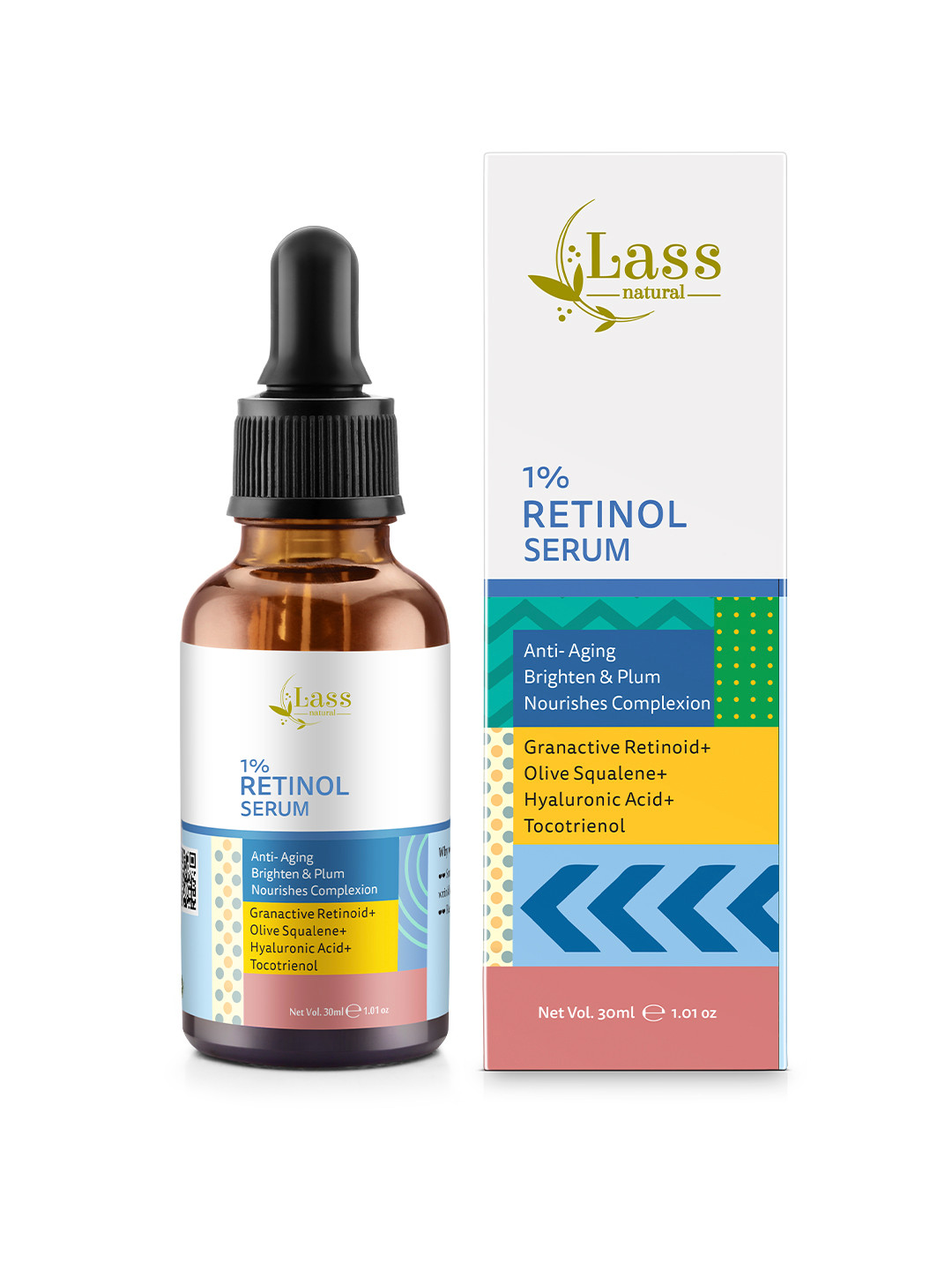 Lass Naturals Vitamin A Face Serum - 15 ml