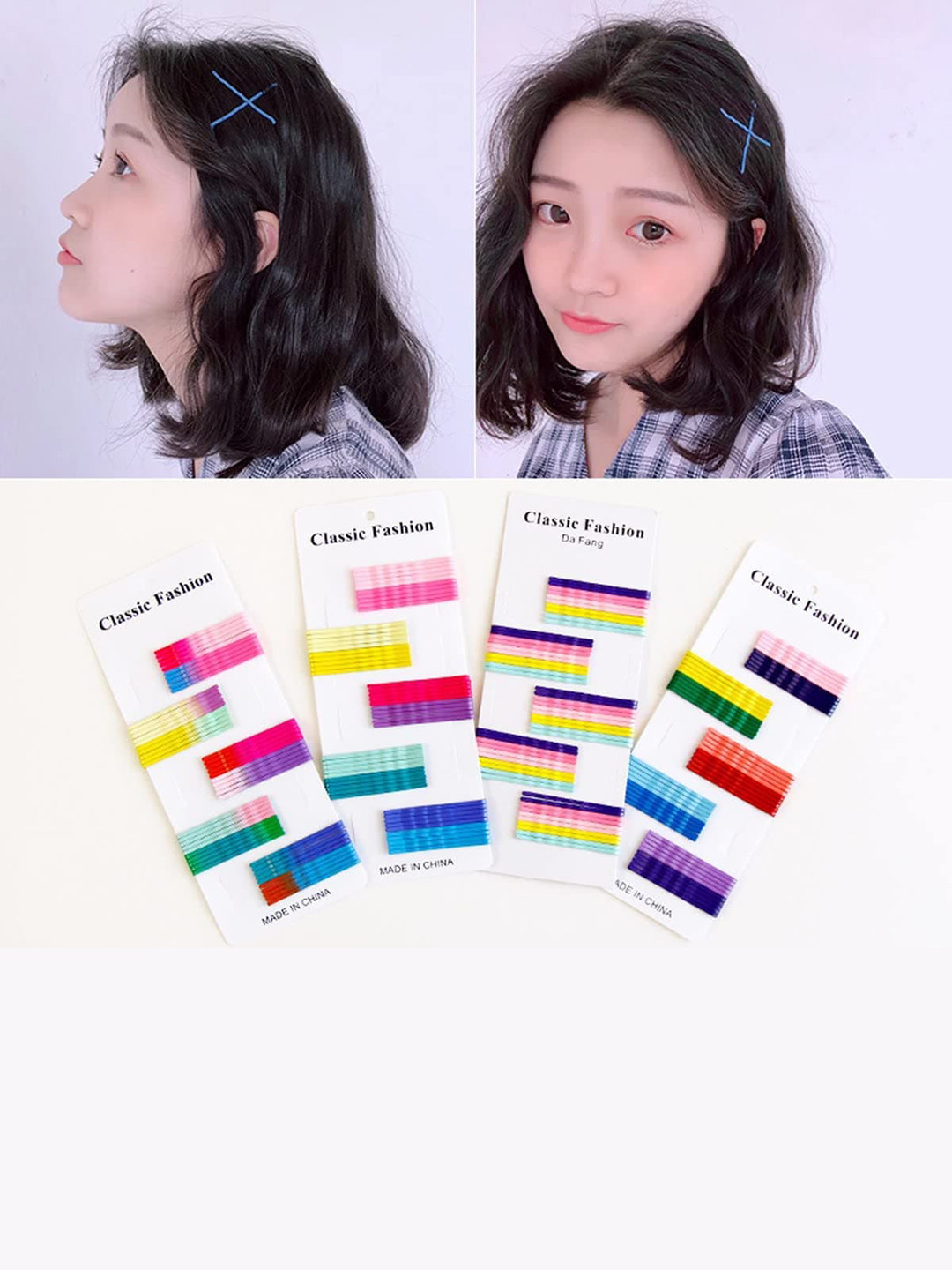 CHANDERKASH Set of 20 Daily Uses Coloured Metal Bobby Pins