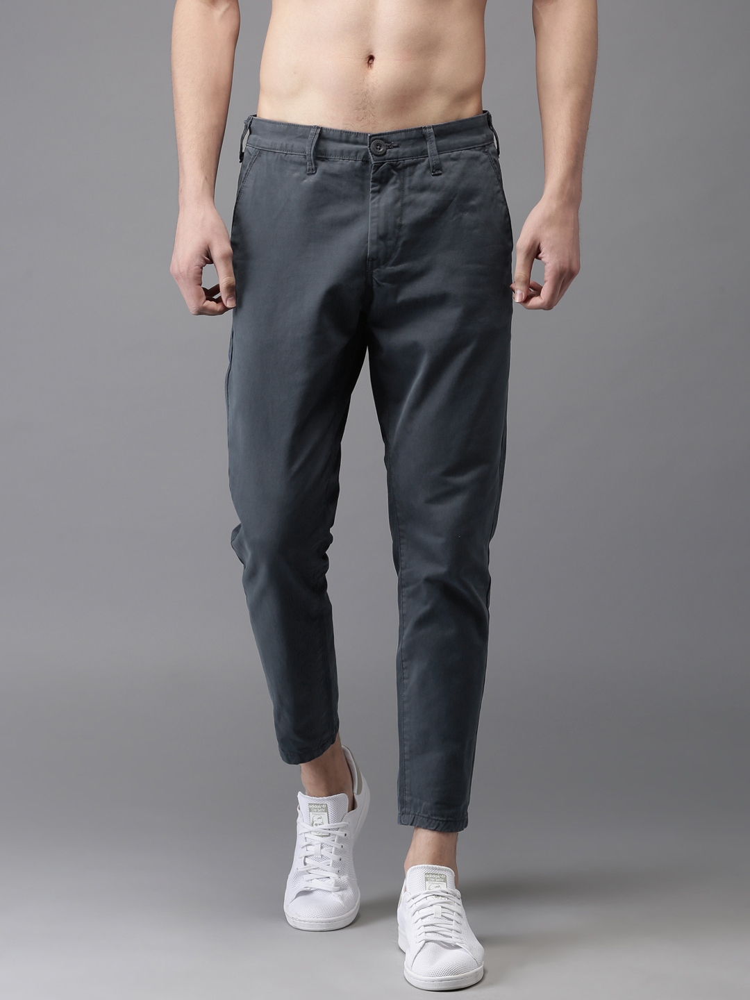 Buy Men Khaki Regular Fit Solid Casual Trousers Online  753086  Allen  Solly