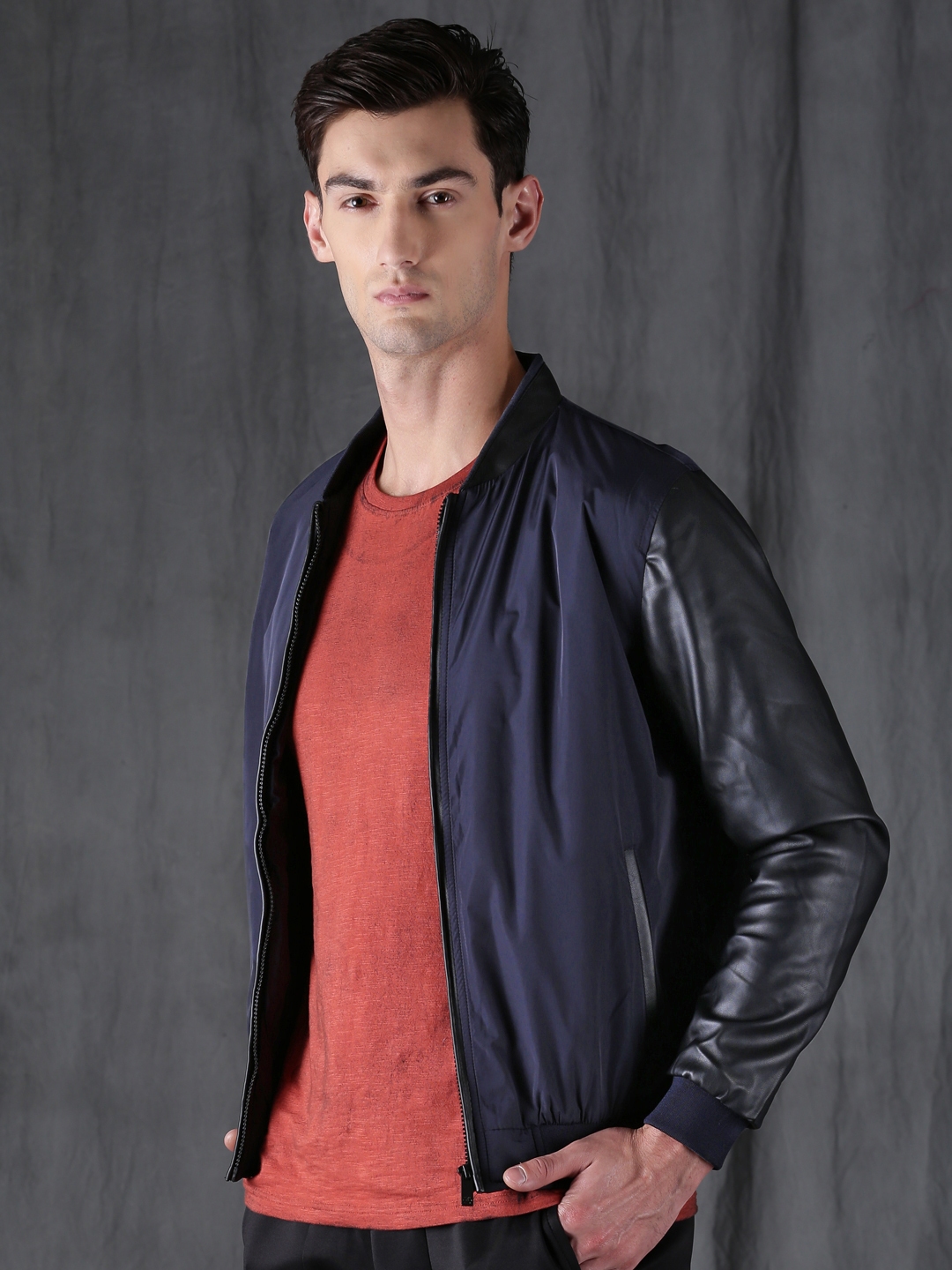 Bomber jacket men myntra sale