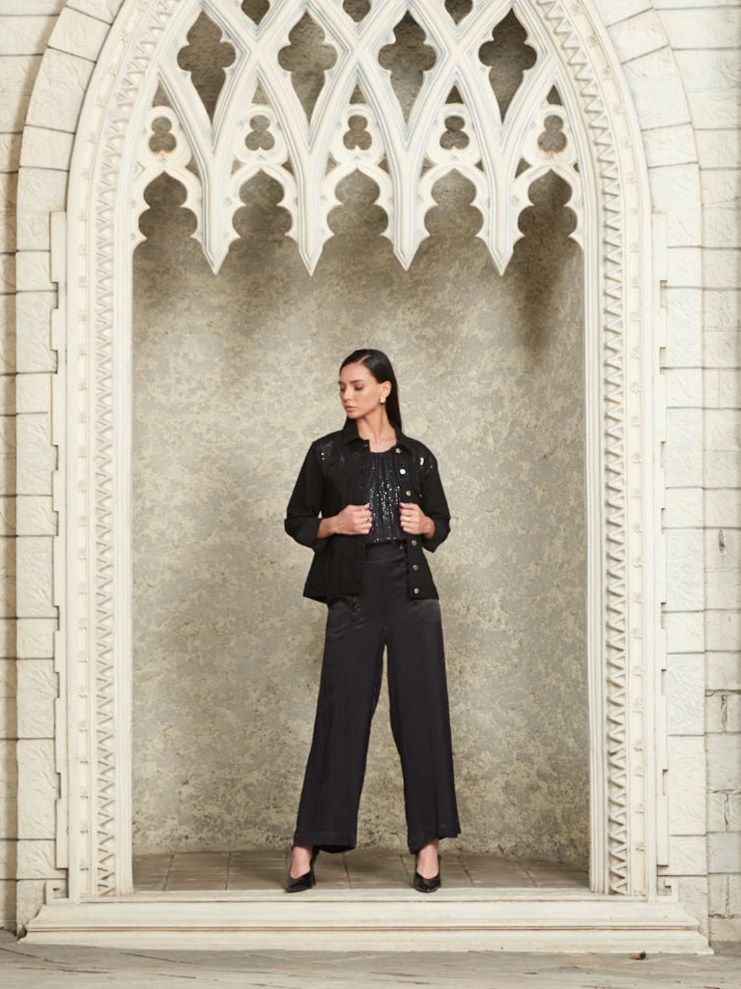 Style Island Cotton Tailored Jacket