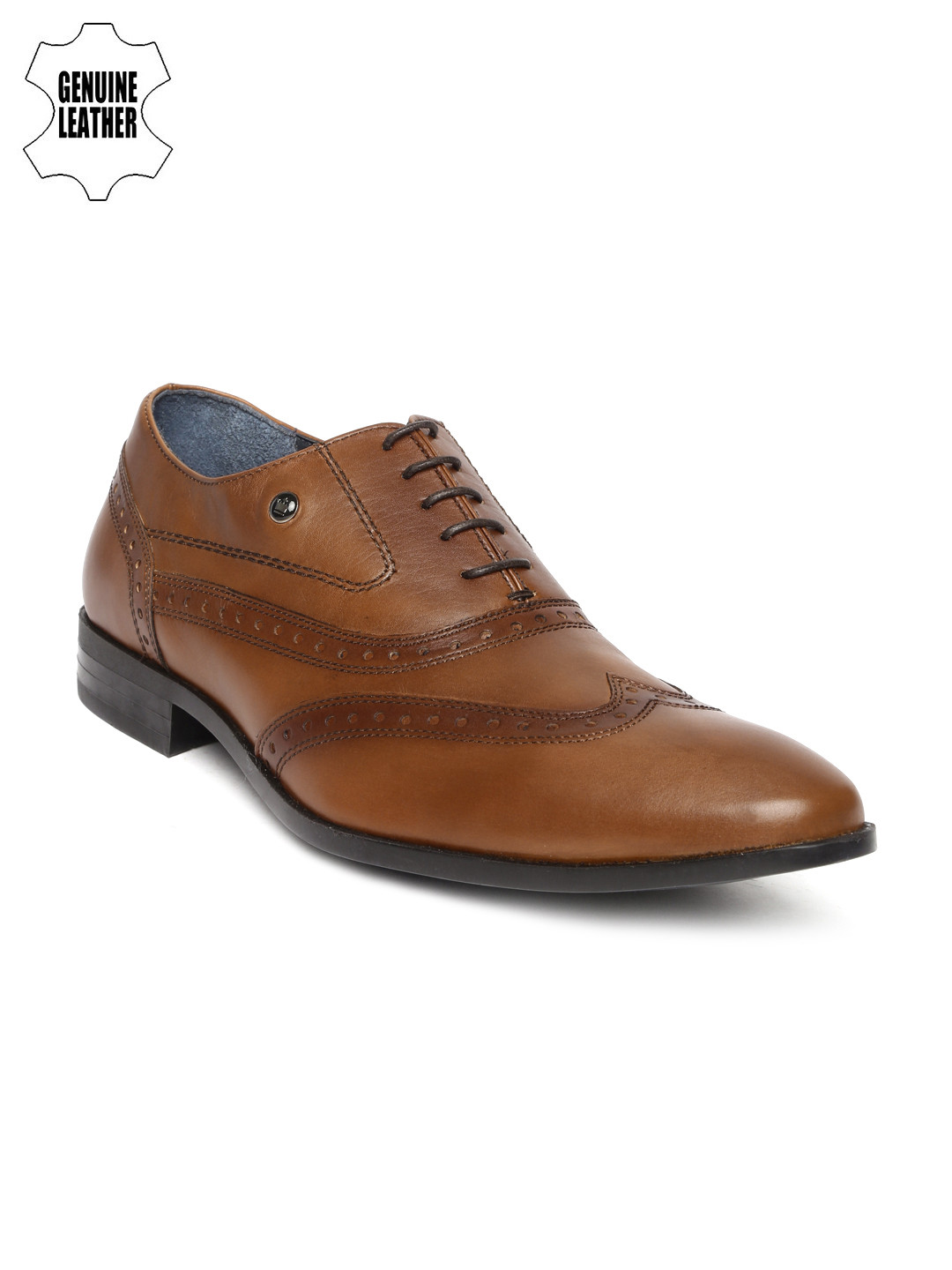 Buy Louis Philippe Men Tan Brown Pointy 