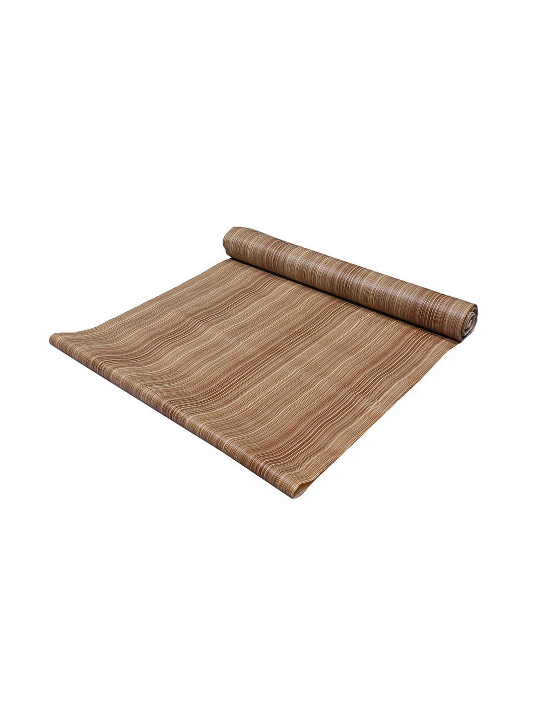 Kuber Industries Brown Wooden Printed Shelf Liner