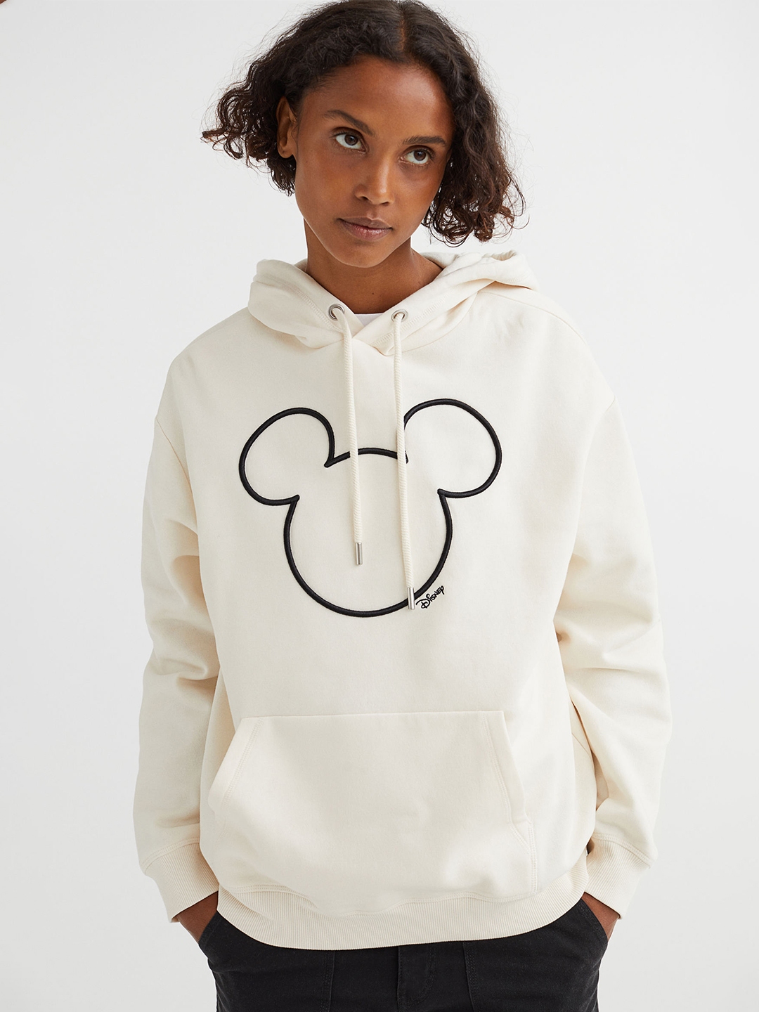 Good H&M x Disney - Mickey and Friends White Hoodie 2XL