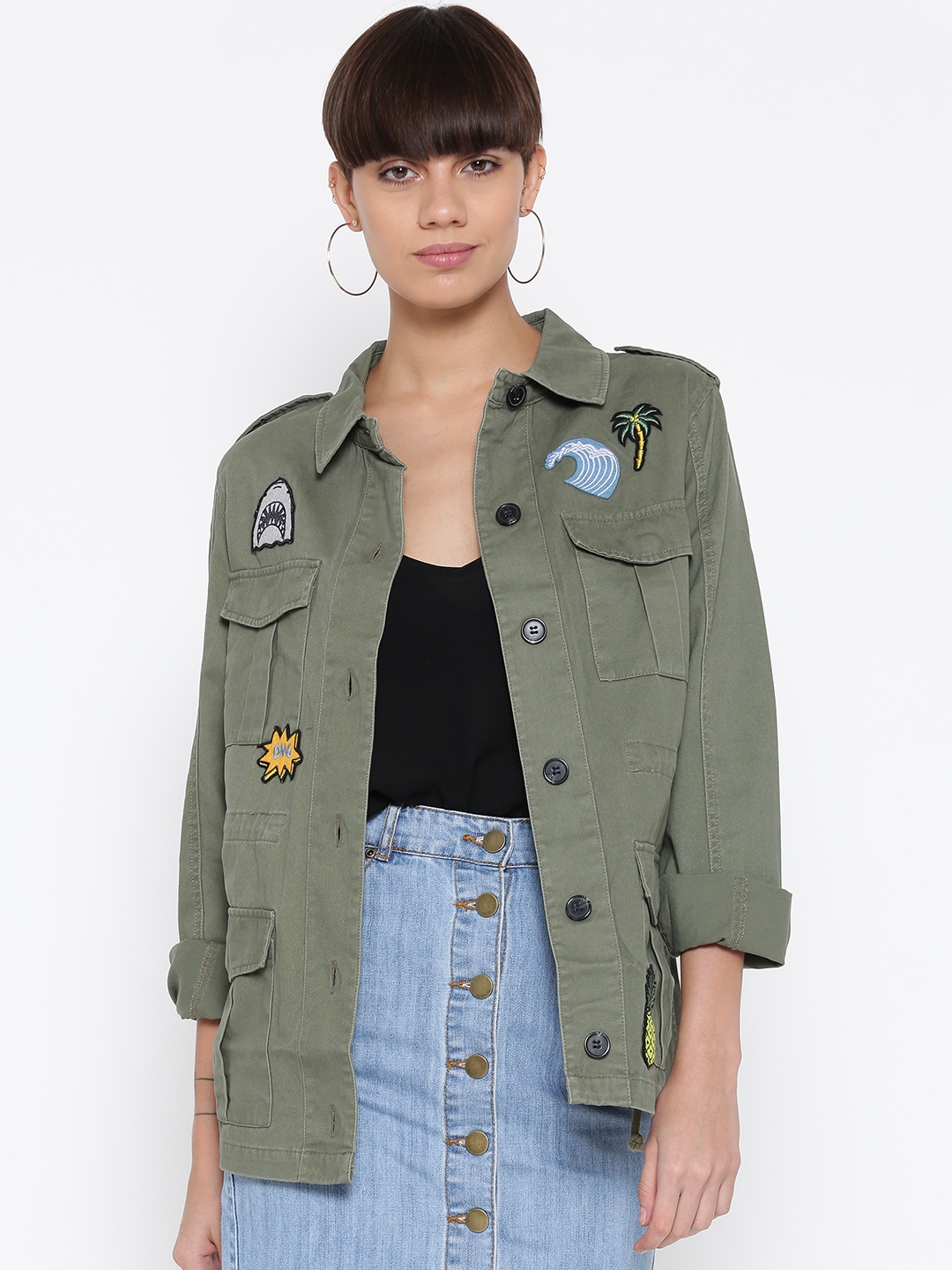 Forever 21 hotsell womens jean jacket