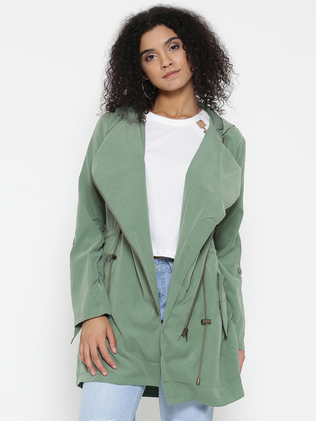 Green jacket women's forever 21 sales