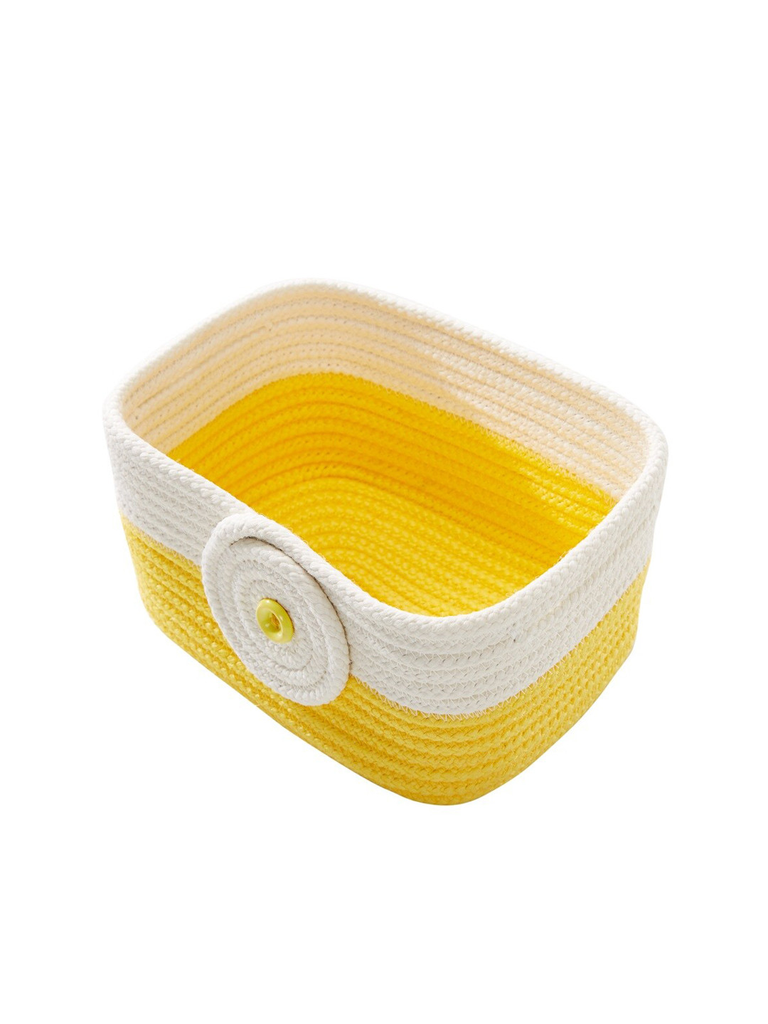 Pano Yellow Colour Blocked  Storage Basket Organisers
