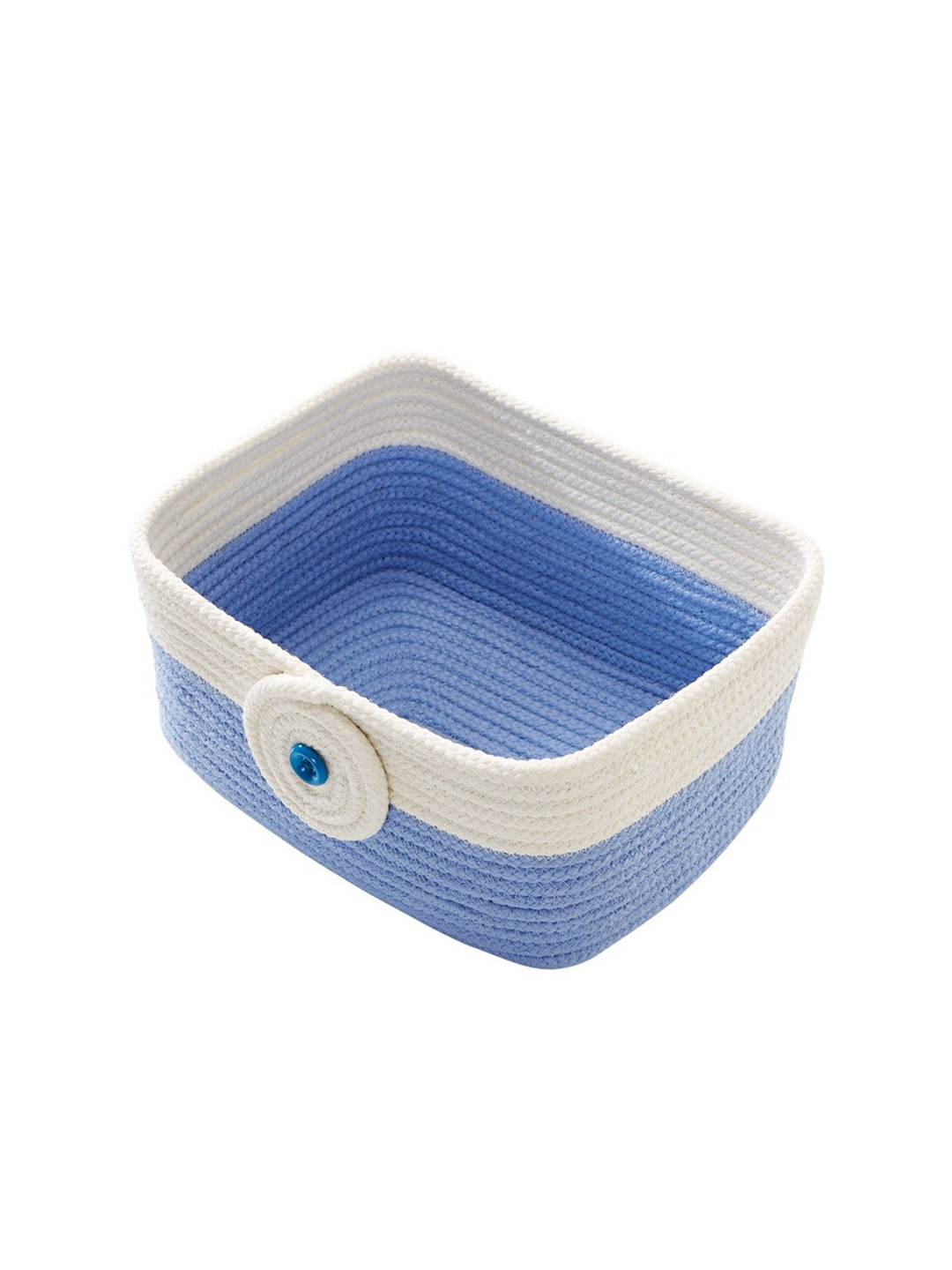 Pano Blue & White Colour Blocked Basket Organisers
