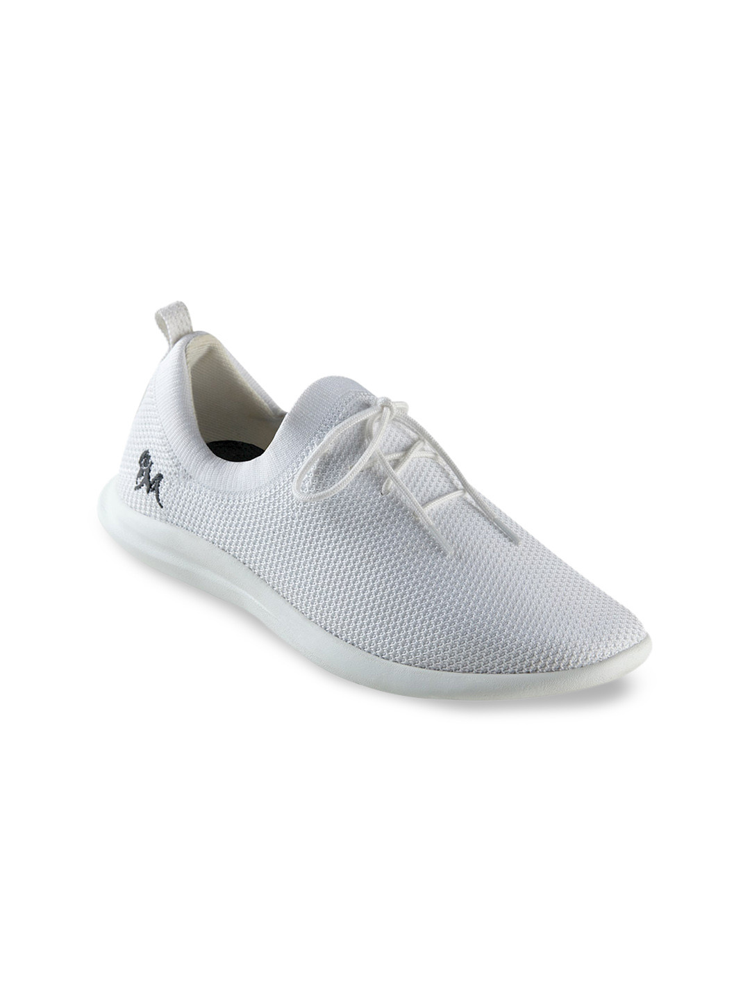 NEEMANS Unisex White Woven Design Slip-On Sneakers