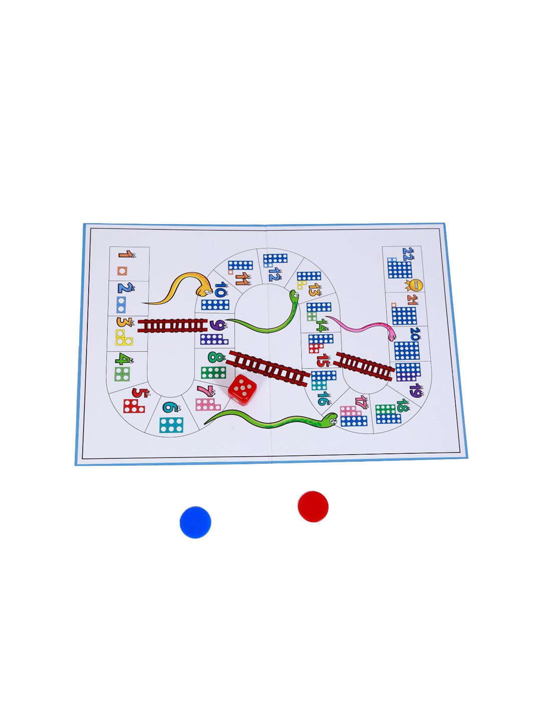 wonderLearn Kids White & Blue Board Learning and Development Toys