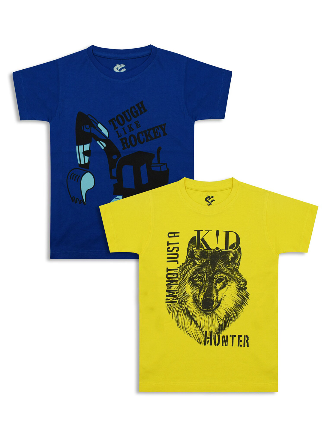 Silver Fang Boys Multicoloured Typography 2 Printed T-shirt