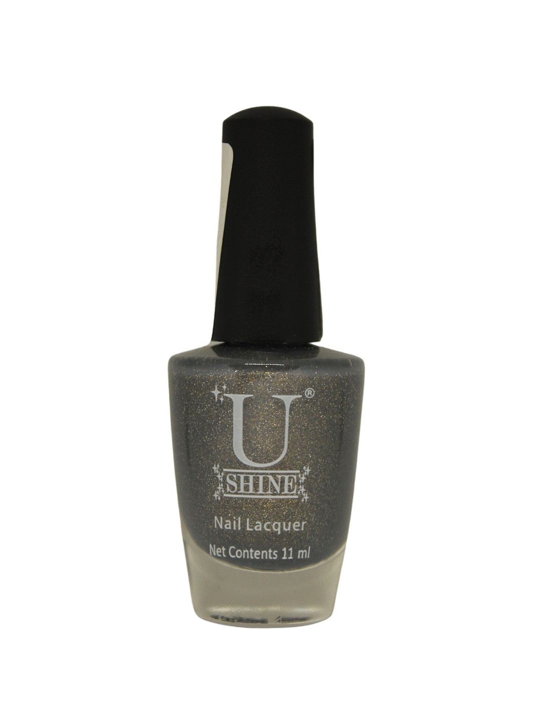 U Shine Nail Polish 11ml - Grey With Shimmer Undertone