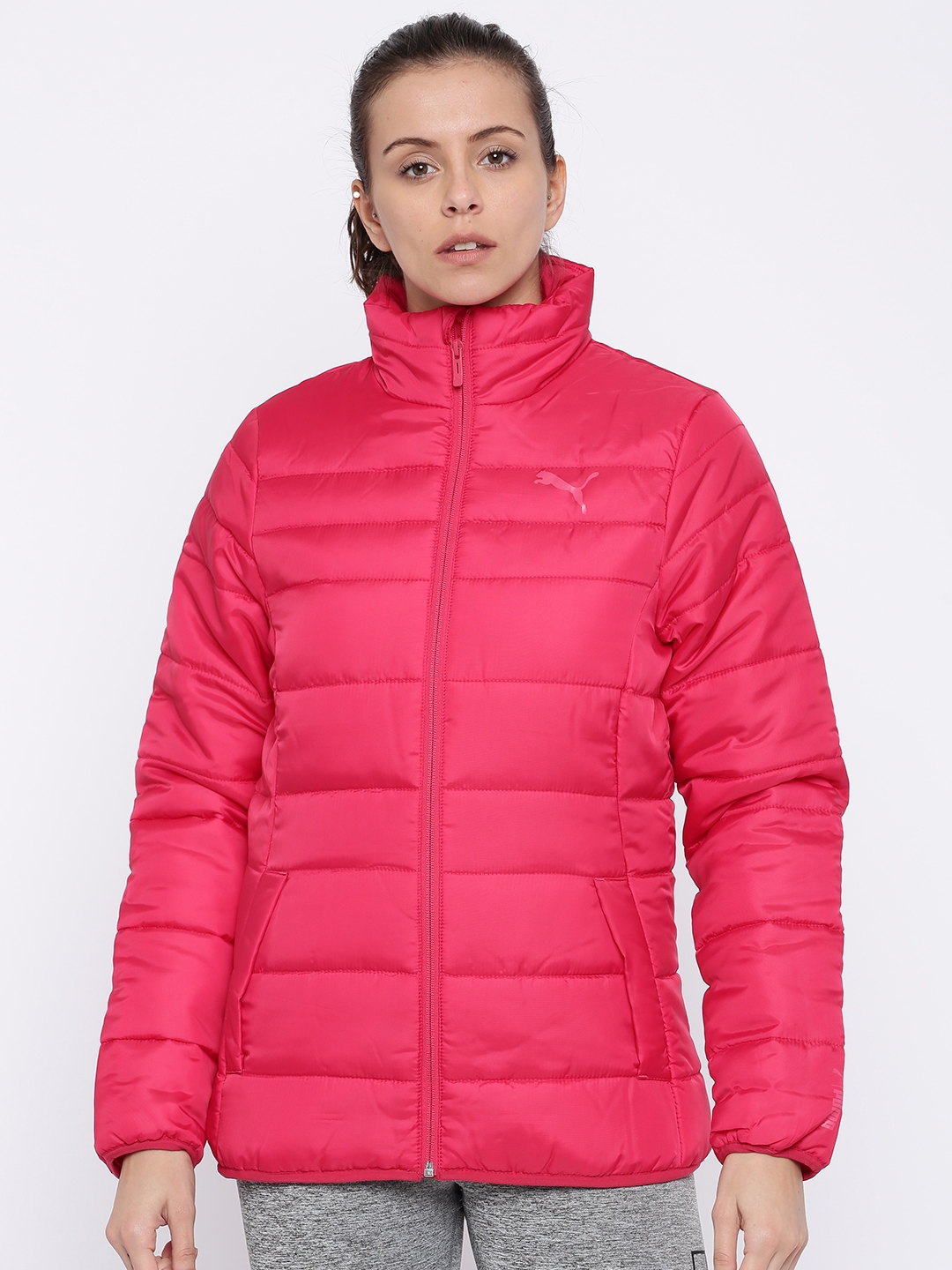 puma jacket pink