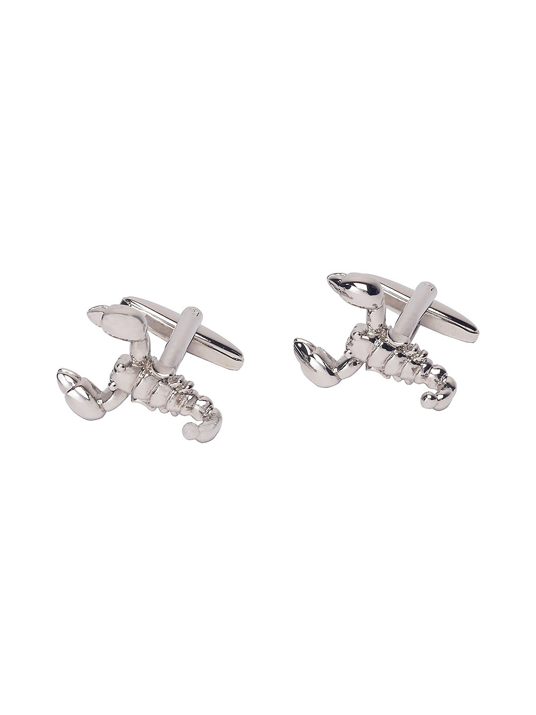 The Tie Hub Silver-Toned Scorpion Cufflink