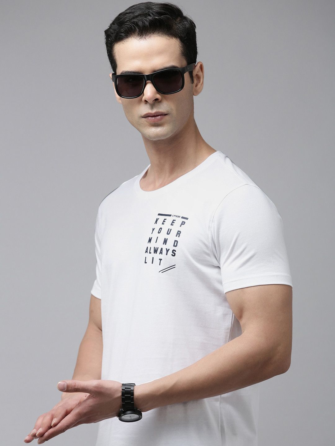 SPYKAR Printed T-shirt