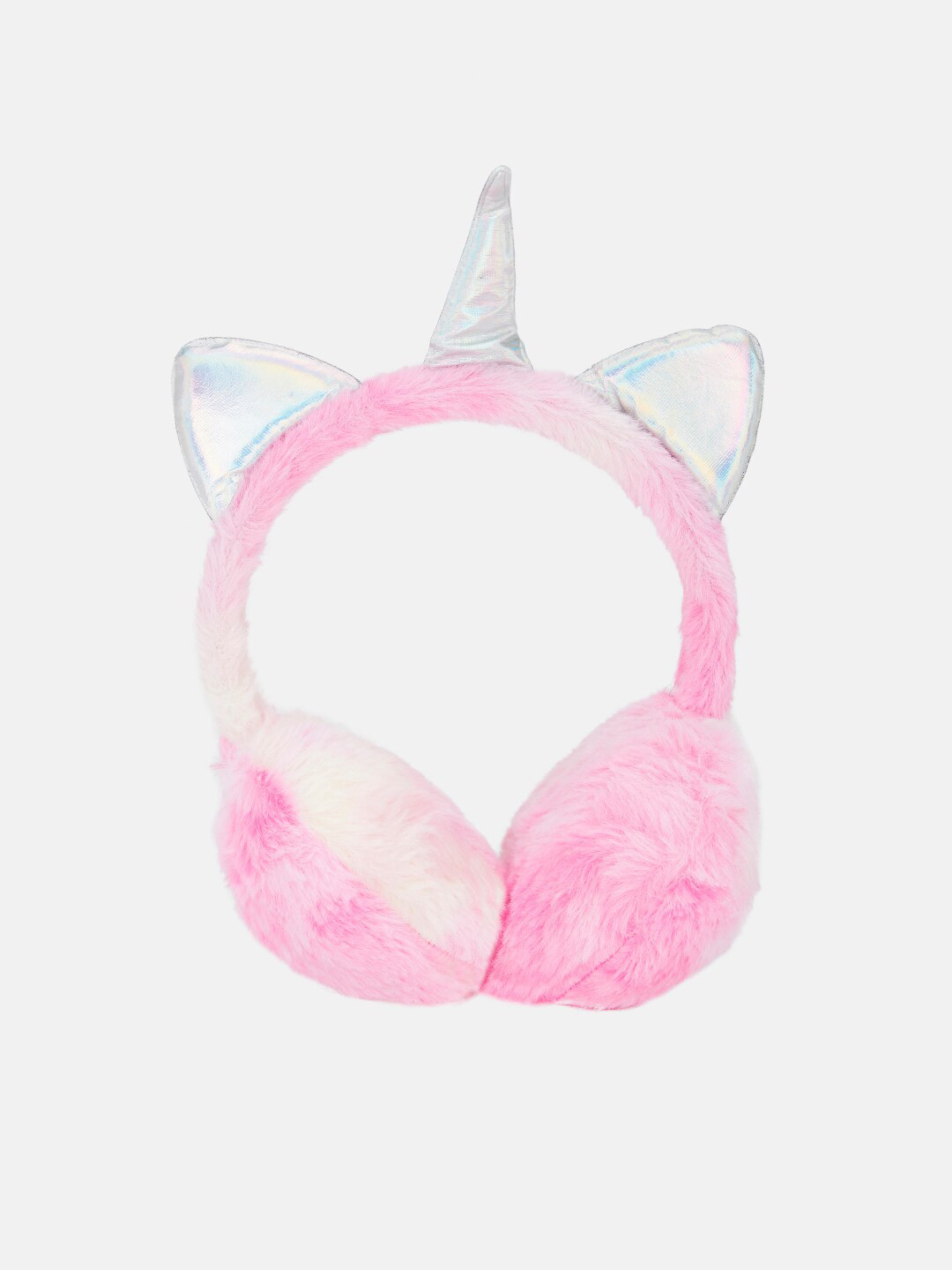 Forever Glam by Pantaloons Girls Pink & White Fur Hairband