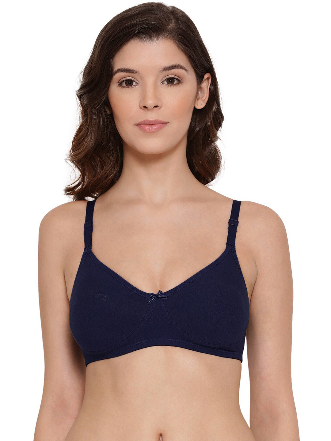 LYRA Combed Cotton Wirefree Secret Support Bra with Detachable Strap