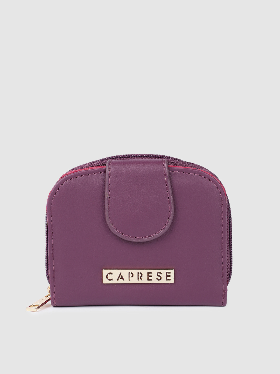 Caprese Neo Women Plum Small Wallet