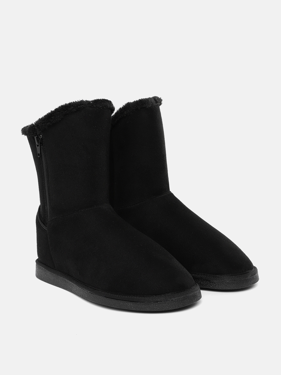 Adidas boots with fur sales trim