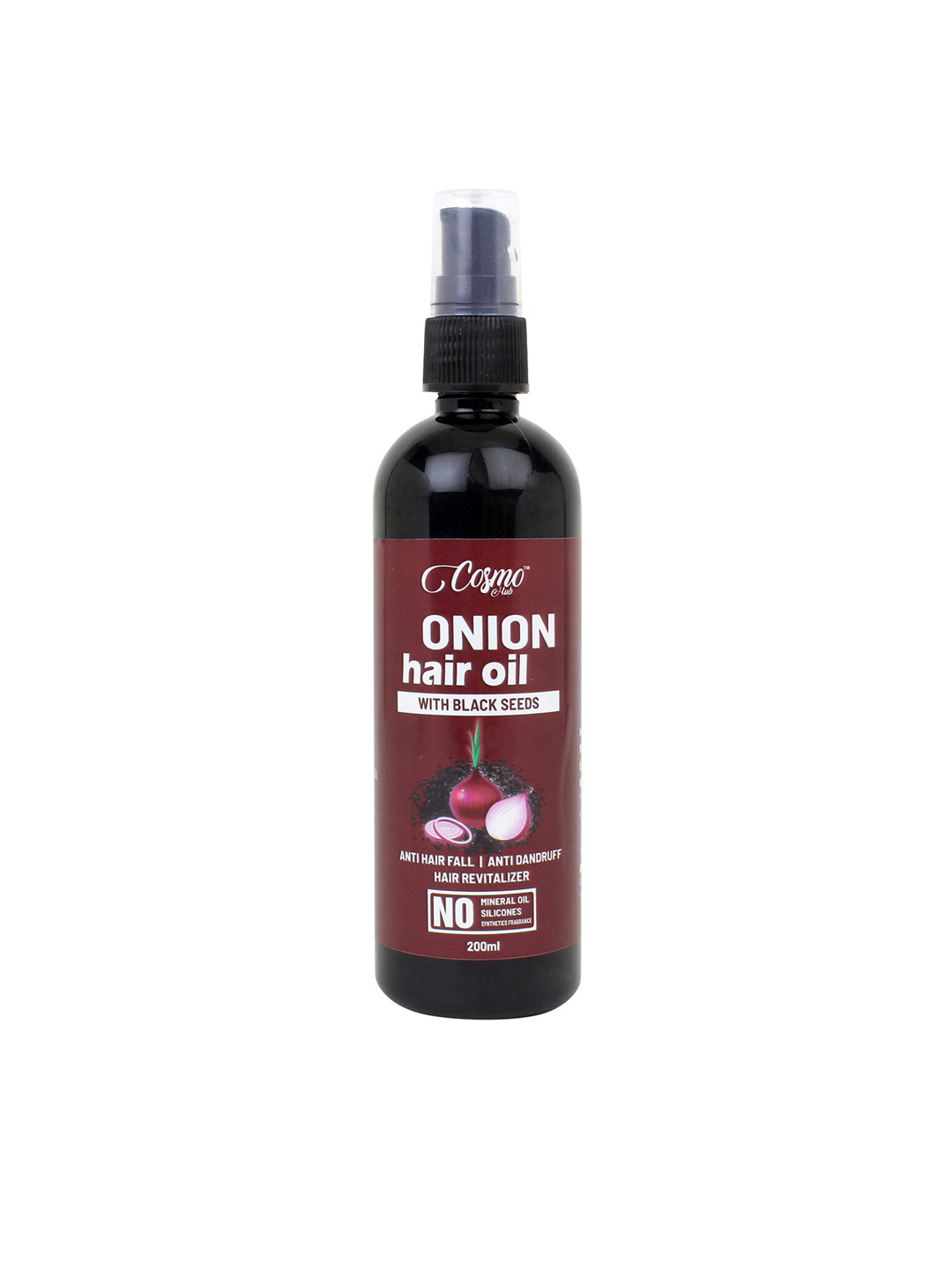 COSMO HUB Red Onion Hair Oil With Black Seeds- 200 ml