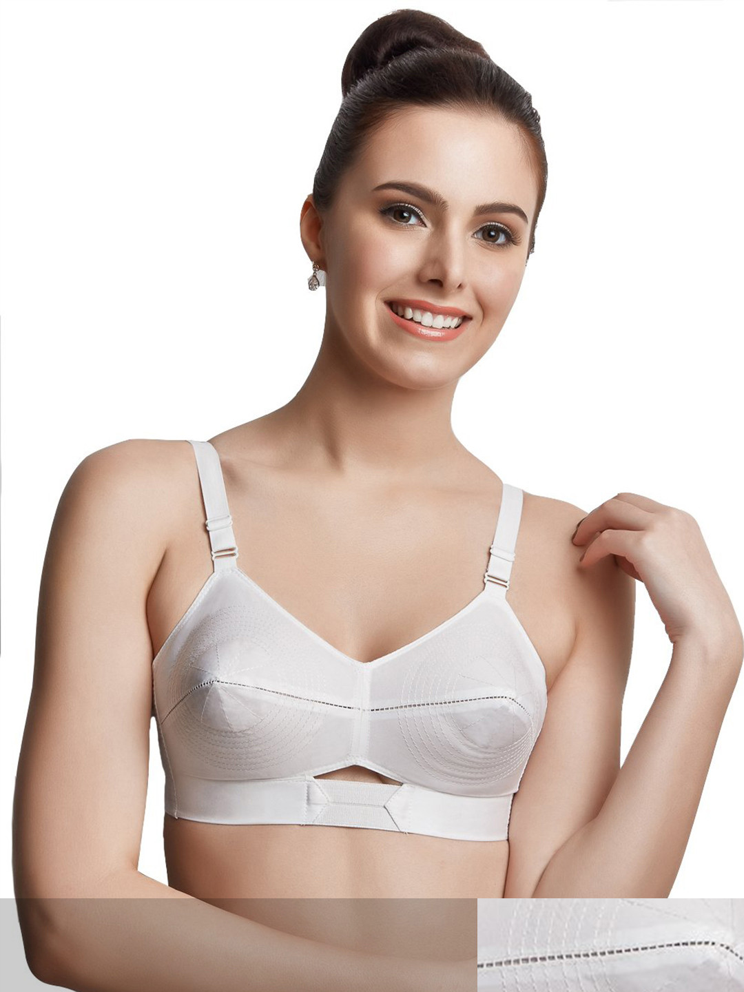 Libertina duchess u back Pack of 2 White Non Padded Cotton Bras