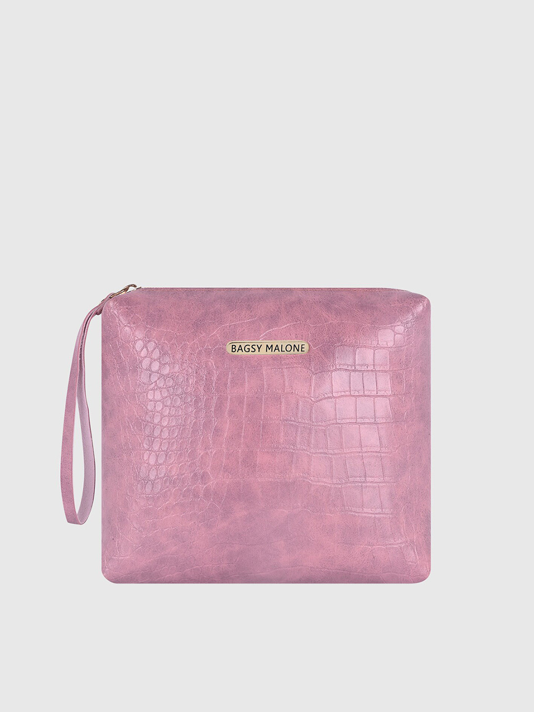 Bagsy Malone Women Pink Textured Pouch