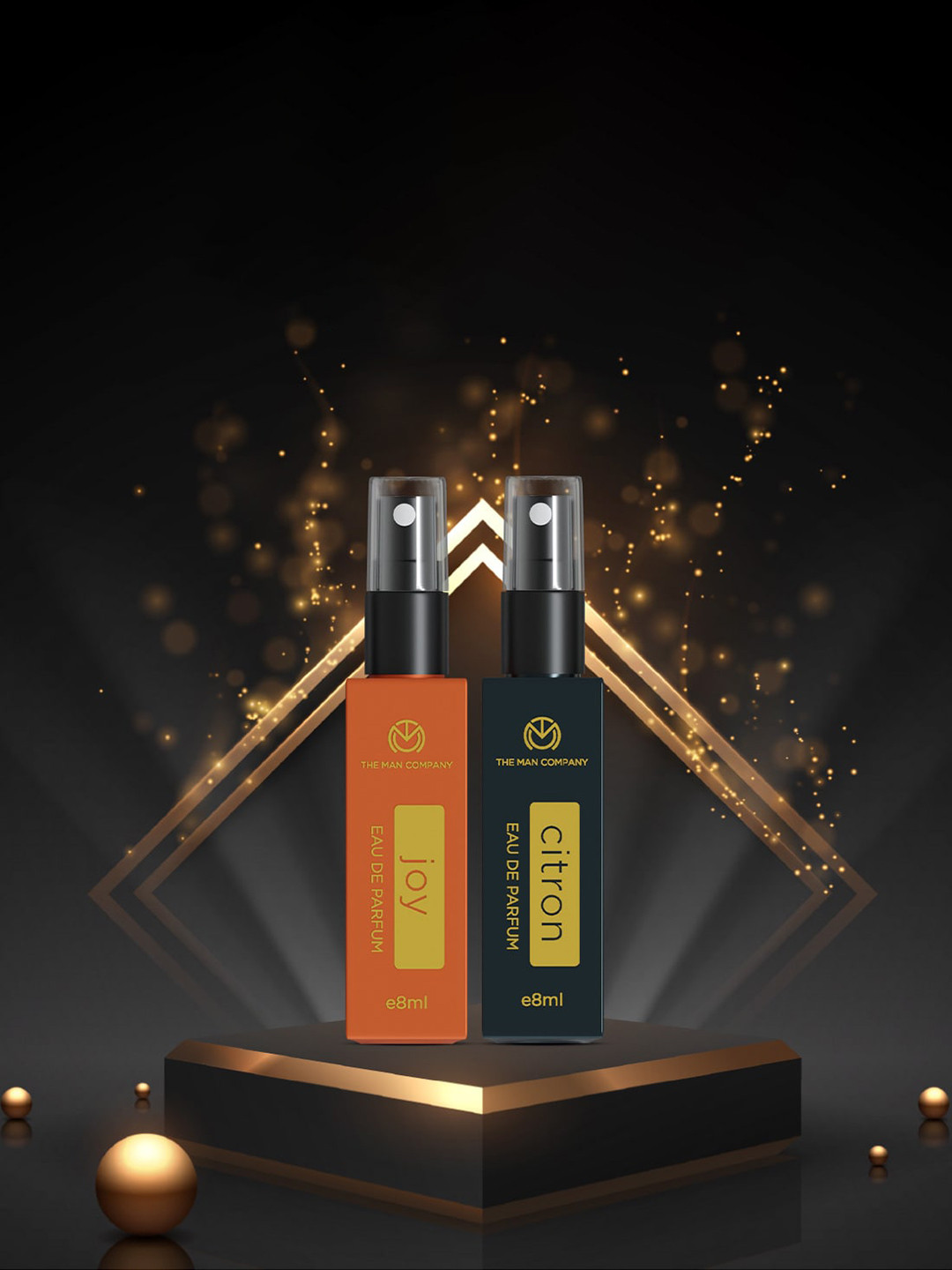 THE MAN COMPANY  Men Set Of 2 Joy & Citron EDP - 16ml