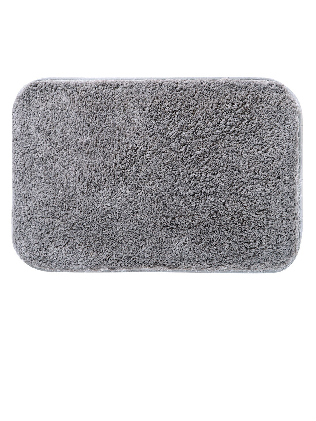 Pano Celebrity Grey 2 Pieces Textured 2400 GSM Anti-Slip Bath Rugs With Contour