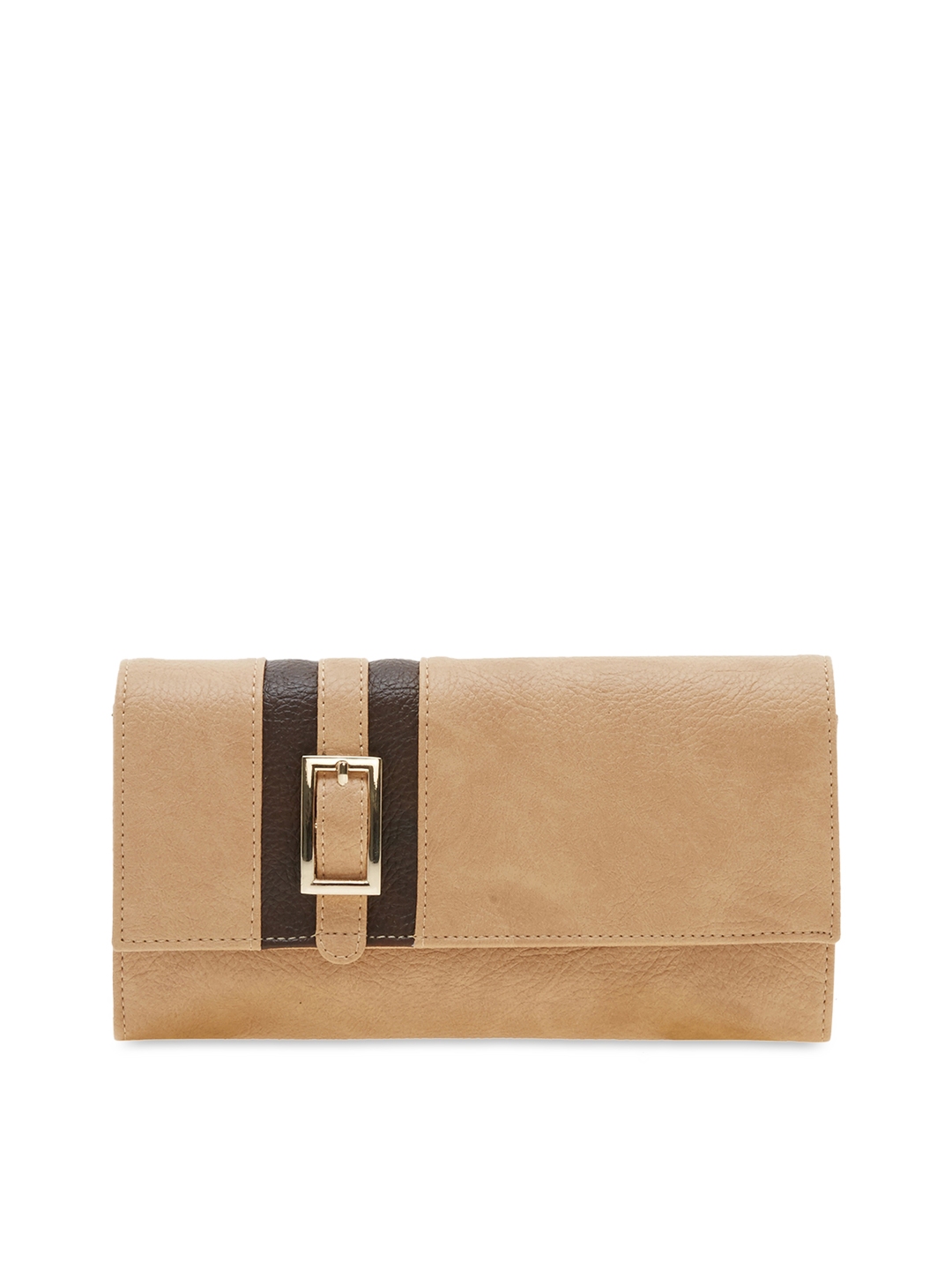 Buy ESBEDA Women Beige Two Fold Wallet Wallets for Women 2064160
